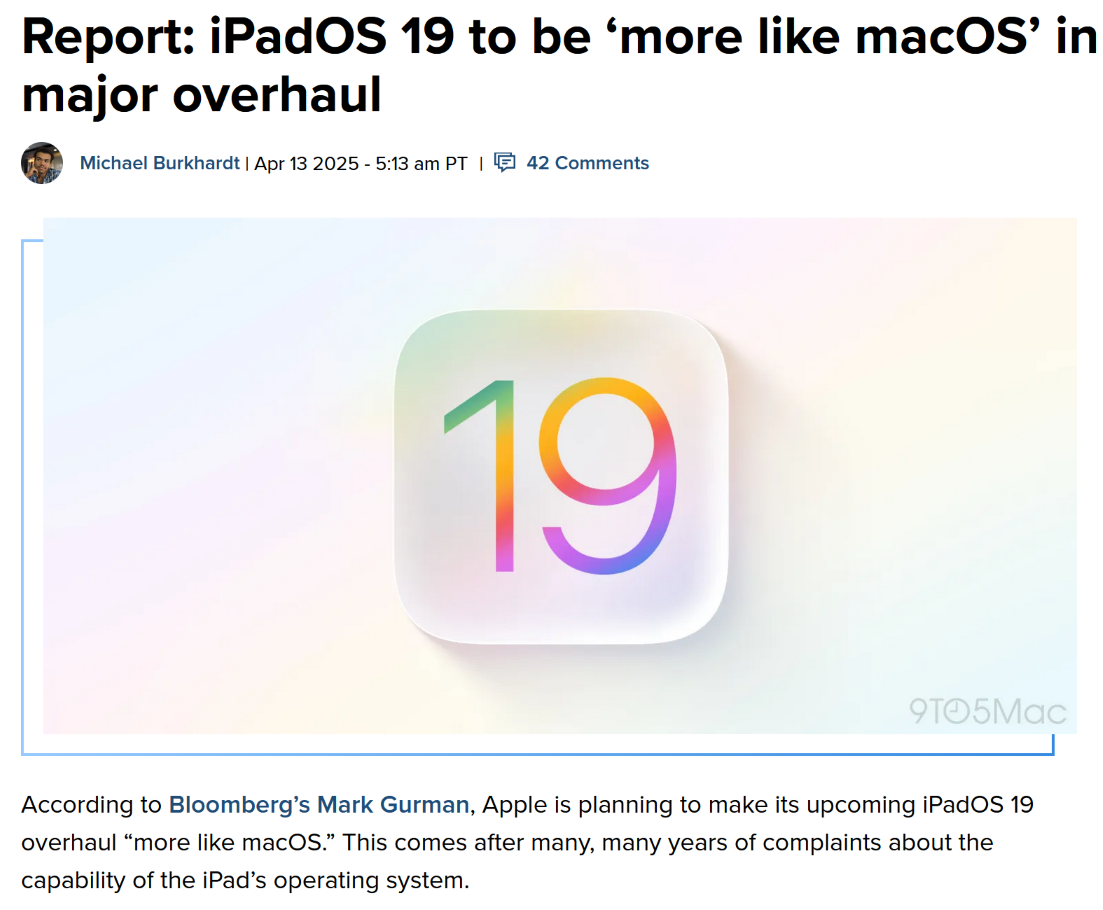 Could iPadOS become more like macOS to stay competitive?
